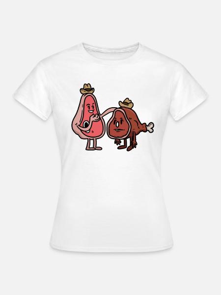 My Meat , Fleisch - Frauen T-Shirt - Weiß