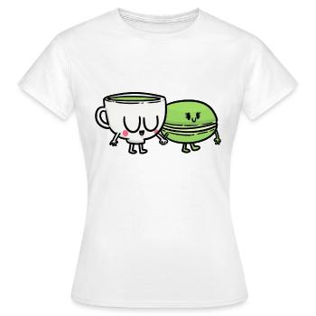 Matcha Made in Heaven - T-shirt Femme - blanc - Devant - AI Model Female 172 dark (172cm)