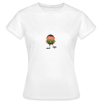 Ballsport - Frauen T-Shirt - Weiß - Vorne - AI Model Female 172 dark (172cm)