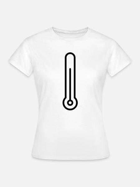 Thermometer - Frauen T-Shirt - Weiß
