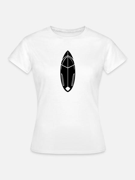 Surfen - Frauen T-Shirt - Weiß