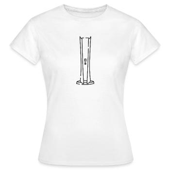 Gamer #5 - Frauen T-Shirt - Weiß - Vorne - AI Model Female 172 dark (172cm)