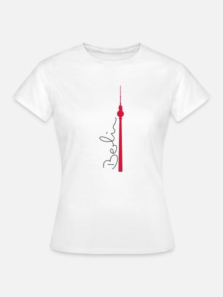 Berlin Fernsehturm - Frauen T-Shirt - Weiß