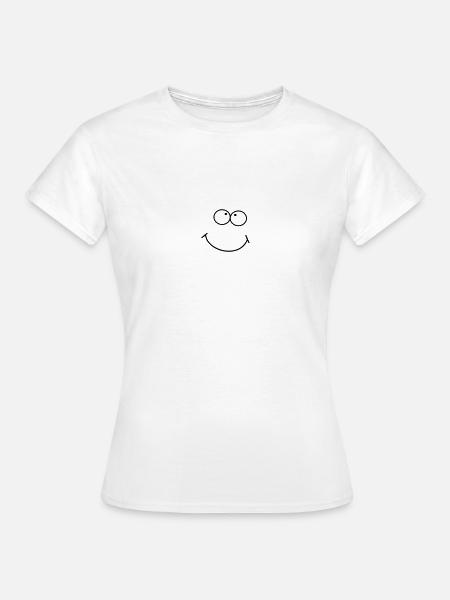 up-Look - Frauen T-Shirt - Weiß