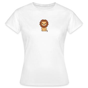 Lion Lion - T-shirt Femme - blanc - Devant - AI Model Female 172 dark (172cm)