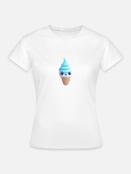 Süßes Eis - Frauen T-Shirt - Weiß