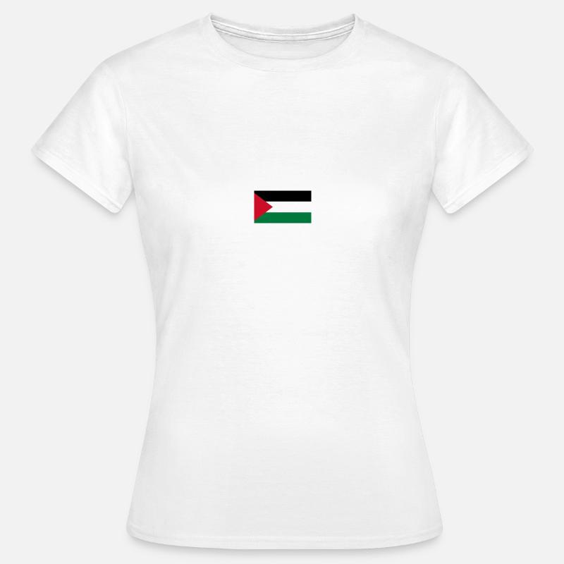 Palestina - Dame-T-shirt - hvid