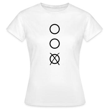 élection choix - T-shirt Femme - blanc - Devant - AI Model Female 172 dark (172cm)