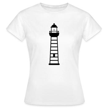 Phare - T-shirt Femme - blanc - Devant - AI Model Female 172 dark (172cm)