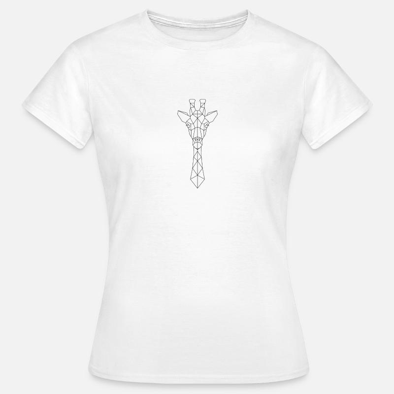 Giraffe Geometric black - Women's T-Shirt - white