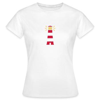 phare - T-shirt Femme - blanc - Devant - AI Model Female 172 dark (172cm)