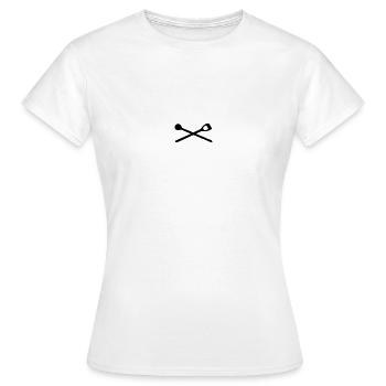 wooden spoon - Women's T-Shirt - white - Front - AI Model Female 172 dark (172cm)