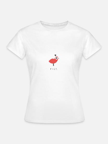 Vogel - Frauen T-Shirt - Weiß