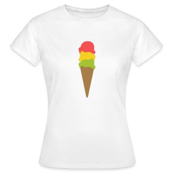 Feux de circulation - T-shirt Femme - blanc - Devant - AI Model Female 172 dark (172cm)