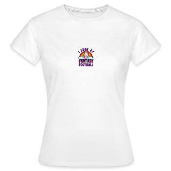 Je suis nul au Fantasy Football - T-shirt Femme - blanc - Devant - AI Model Female 172 dark (172cm)