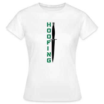 Hoofing Dagger - Women's T-Shirt - white - Front - AI Model Female 172 dark (172cm)