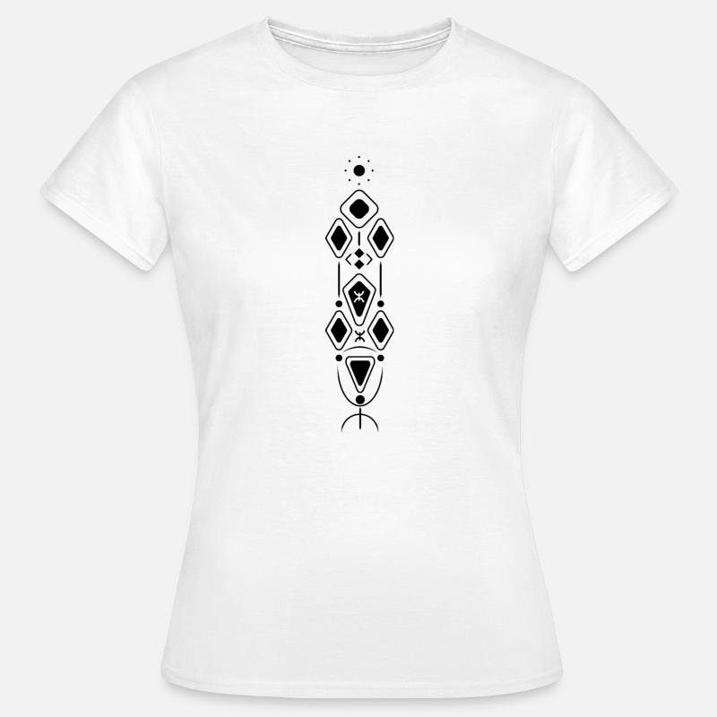 Berber Pattern 2023 Black - Women's T-Shirt - white