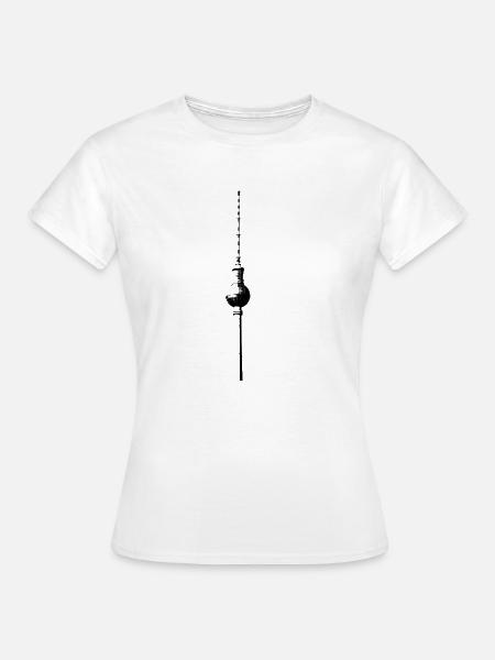 Fernsehturm Berlin - Frauen T-Shirt - Weiß