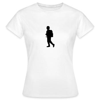 Élève - T-shirt Femme - blanc - Devant - AI Model Female 172 dark (172cm)