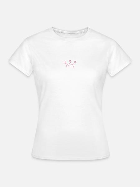 Krone - Frauen T-Shirt - Weiß