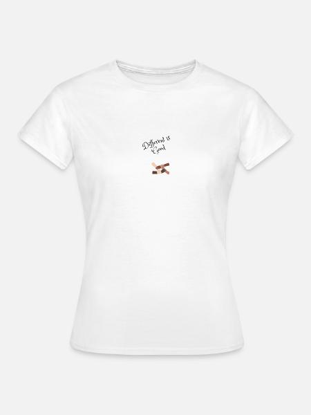 T-Shirt alle anders - gegen Rassismus - Frauen T-Shirt - Weiß