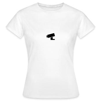 caméra de surveillance - T-shirt Femme - blanc - Devant - AI Model Female 172 dark (172cm)