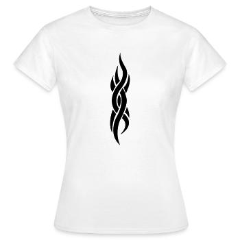 tribal - Frauen T-Shirt - Weiß - Vorne - AI Model Female 172 dark (172cm)