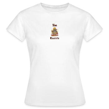 Team Baustelle - Frauen T-Shirt - Weiß - Vorne - AI Model Female 172 dark (172cm)