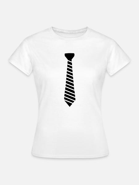 bachelor krawatte - Frauen T-Shirt - Weiß