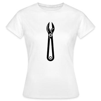 Outil Pince - T-shirt Femme - blanc - Devant - AI Model Female 172 dark (172cm)