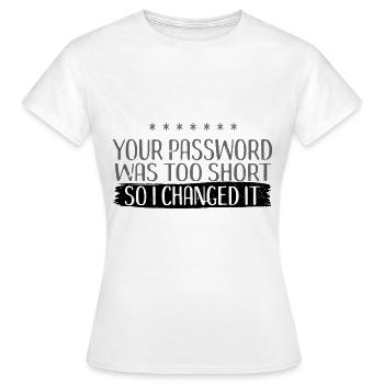 Hacker - Frauen T-Shirt - Weiß - Vorne - AI Model Female 172 dark (172cm)