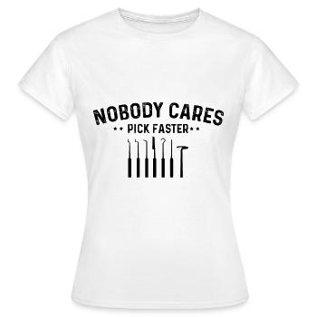 Conception de serrure de service de déverrouillage expert en serrure - T-shirt Femme - blanc - Devant - AI Model Female 172 dark (172cm)