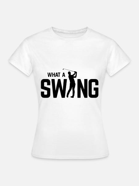 Golfplatz zum Golfen Golf - Frauen T-Shirt - Weiß