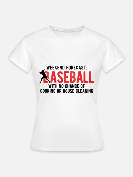 Baseball - Frauen T-Shirt - Weiß