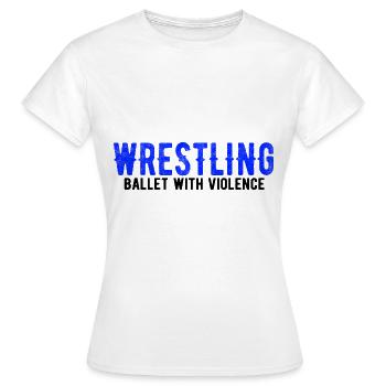 Grappling Martial Arts Wrestling - Frauen T-Shirt - Weiß - Vorne - AI Model Female 172 dark (172cm)