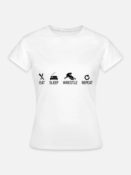Grappling Martial Arts Wrestling - Frauen T-Shirt - Weiß