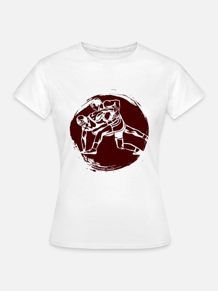 Grappling Martial Arts Wrestling - Frauen T-Shirt - Weiß