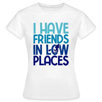 Apnoetaucher Freitaucher Taucher - Frauen T-Shirt - Weiß - Vorne - AI Model Female 172 dark (172cm)