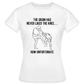Israelischer Kampfsport Krav Maga - Frauen T-Shirt - Weiß - Vorne - AI Model Female 172 dark (172cm)