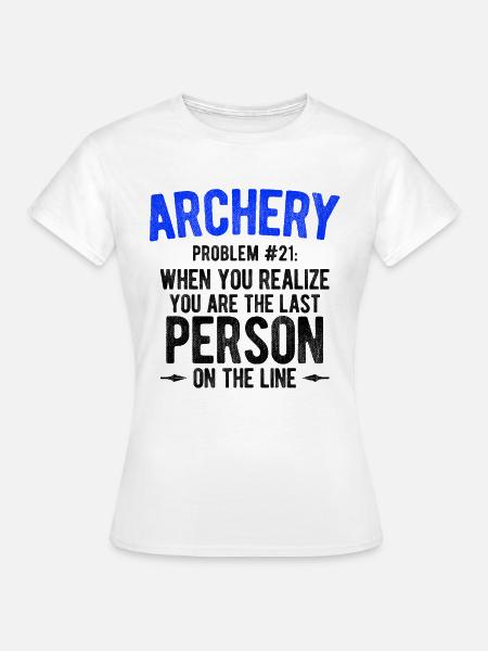 Bogenschießen Archery - Frauen T-Shirt - Weiß