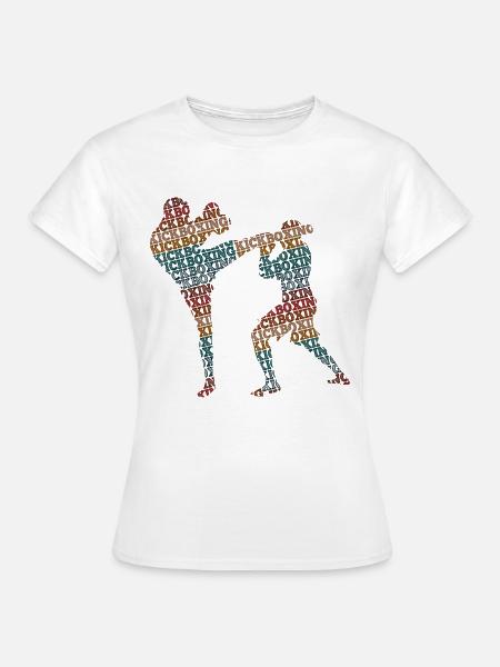 Kickboxing - Frauen T-Shirt - Weiß