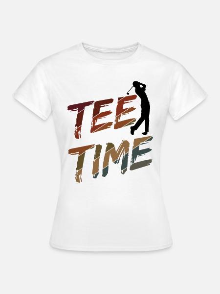 Golfplatz zum Golfen Golf - Frauen T-Shirt - Weiß