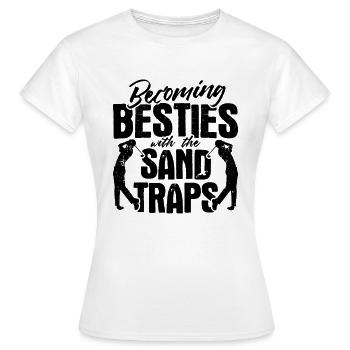Golfplatz zum Golfen Golf - Frauen T-Shirt - Weiß - Vorne - AI Model Female 172 dark (172cm)