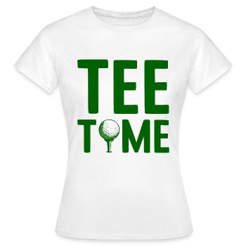 Golfplatz zum Golfen Golf - Frauen T-Shirt - Weiß - Vorne - AI Model Female 172 dark (172cm)