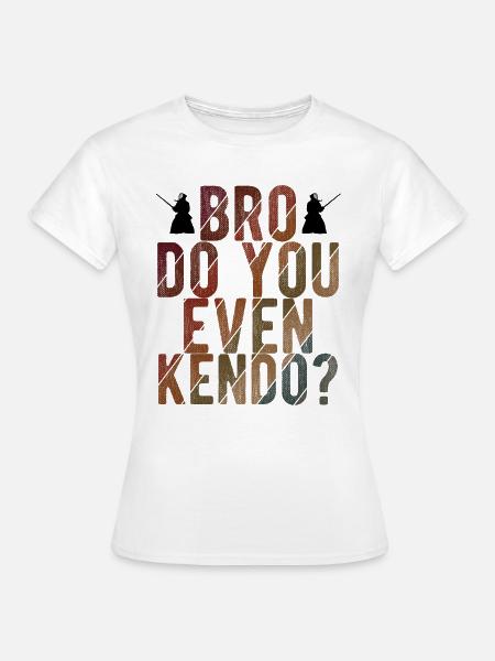 Japanischer Schwertkampf Kendo - Frauen T-Shirt - Weiß