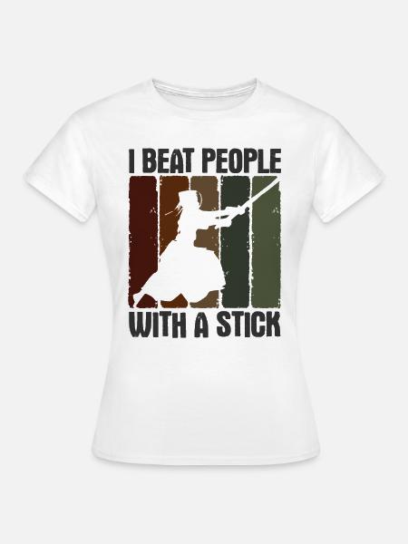Japanischer Schwertkampf Kendo - Frauen T-Shirt - Weiß