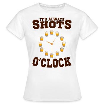 Lustiger Trinkspruch Geschenkidee - Frauen T-Shirt - Weiß - Vorne - AI Model Female 172 dark (172cm)