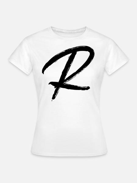 Buchstabe R - Frauen T-Shirt - Weiß