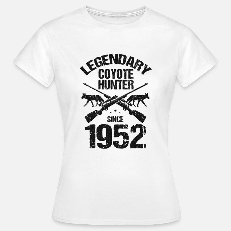 Coyote design for coyote slayer - T-skjorte for kvinner - hvit