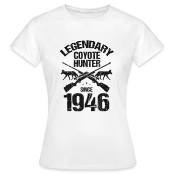 Conception de coyote pour les réacteurs de coyote - T-shirt Femme - blanc - Devant - AI Model Female 172 dark (172cm)